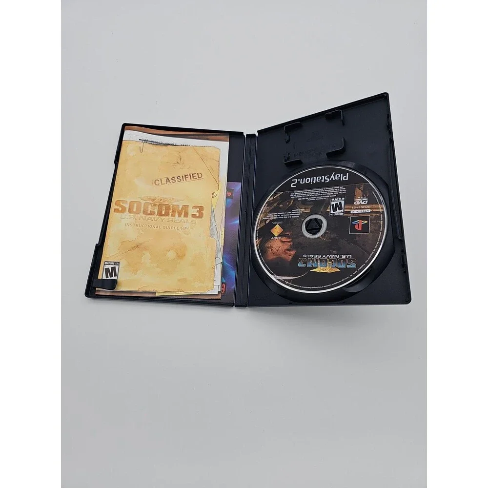 SOCOM 3: U.S. Navy SEALs (Sony PlayStation 2, PS2 2005) Cib